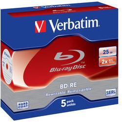 Verbatim BD-RE SL 25GB - 5 Pack Jewel Case Optical Media Photo