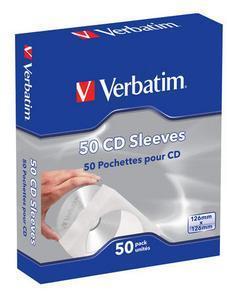 Verbatim CD Sleeves - Paper with Window - 50pcs Photo