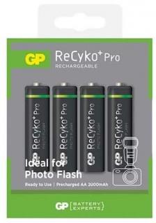 GP ReCyko+ Pro Rechargeable NiMH 2700mAh AA Batteries - 4 pack Photo