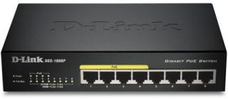 D-Link DGS-1008P 8-Port Unmanaged Gigabit Desktop Switch Photo