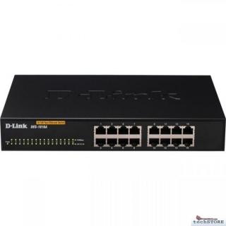 D-Link Ethernet DES-1016 16 port 10/100 Desktop/Rack-mountable Switch Photo
