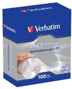 Verbatim CD Sleeves - Paper with Window - 100pcs Photo