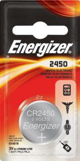 Energizer Lithium Coin CR2450 Battery - 1 pack Photo