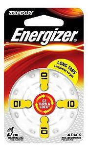 Energizer Zinc-Air AZ10 Hearing Aid Battery - 4 pack Photo
