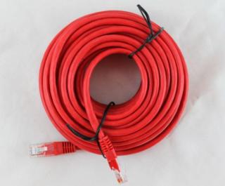 Cyberdyne CAT5e 20m Moulded UTP Patch Cable - Red Photo