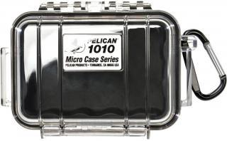 Pelican 1010 Case with rubber liner - Black clear Photo
