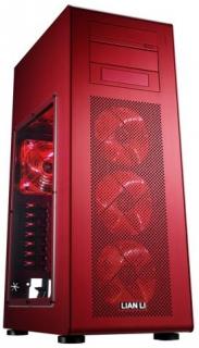 LIAN LI PC-X900 Windowed Mid Tower Chassis - Red Photo