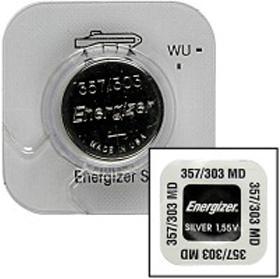 Energizer Silver Oxide 357/303 Coin Watch Battery  - Box 10 Photo
