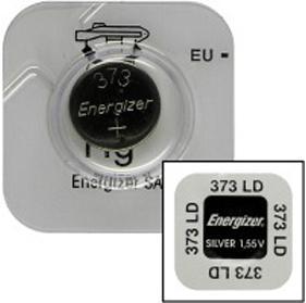 Energizer Silver Oxide 373 Coin Watch Battery - Box 10 Photo