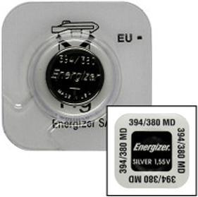 Energizer Silver Oxide 394/380 Coin Watch Battery - Box 10 Photo