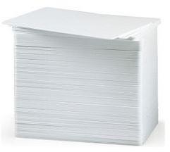 HID Fargo 81754 UltraCard Blank White PVC Cards - Box of 500 Photo