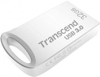 Transcend JetFlash 710 Series 32GB Flash Drive - Silver (TS32GJF710S) Photo