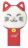 PQI Connect 303 Lucky Cat 64GB OTG Flash Drive - Red Photo