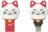 PQI Connect 303 Lucky Cat 64GB OTG Flash Drive - Red Photo