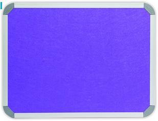 Parrot 900 x 600mm  Aluminium Frame Felt Info Board - Purple Photo