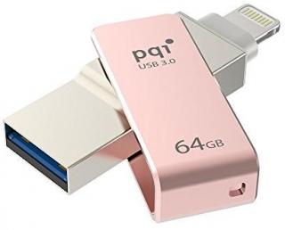 PQI i-Connect Mini 64GB OTG Flash Drive - Rose Gold Photo