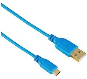 Hama USB To Micro-USB 75cm Charging Cable - Blue Photo