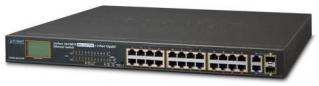 Planet Networking FGSW-2622VHP 24-Port PoE Unmanaged Gigabit Ethernet Switch with 2 SFP slots Photo
