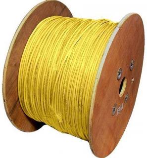 Cattex CAT6 500m Solid UTP Cable - Yellow - Drum Photo