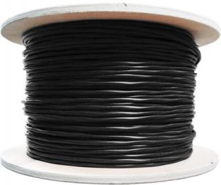 Cattex CAT5e 500m Solid UV STP Cable - Black - Drum Photo