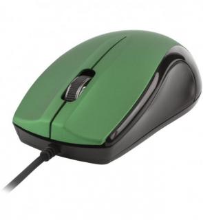 Astrum MU110 3B Wired Large Optical USB Mouse - Green & Black Photo