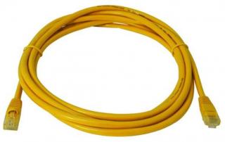 Unbranded CAT5e 0.5m UTP Patch Cable - Yellow Photo