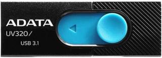 Adata UV320 64GB USB 3.1 Flash Drive - Black & Blue Photo