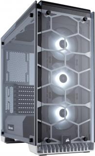 Corsair Crystal Series 570X Windowed Mid Tower Chassis - White Photo