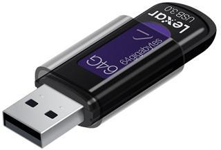 Lexar JumpDrive S57 64GB USB 3.0 Flash Drive - Purple Photo