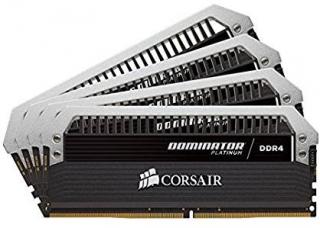 Corsair Dominator Platinum 4 x 16GB 3000MHz DDR4 Desktop Memory Kit - Black  (CMD64GX4M4C3000C15) Photo