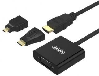 UNITEK Y-6355 HDMI/Mini HDMI/Micro HDMI to VGA Adapter Photo
