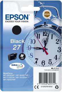 Epson 27 Black DURABrite Ultra Ink Cartridge (Clock) Photo