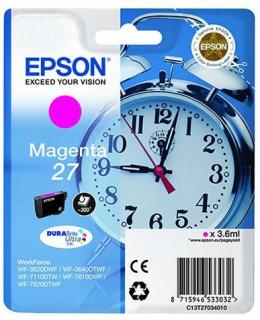 Epson 27 Magenta DURABrite Ultra Ink Cartridge (Clock) Photo