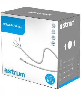 Astrum CAT5E 100m Solid (CCA) UTP Cable - Box - Grey Photo