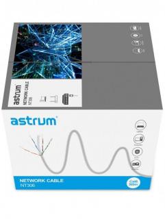 Astrum CAT6 305m Solid UTP Cable - Box - Grey Photo