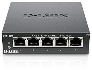 D-Link DES-105 5 port Ethernet Desktop Unmanaged Switch Photo