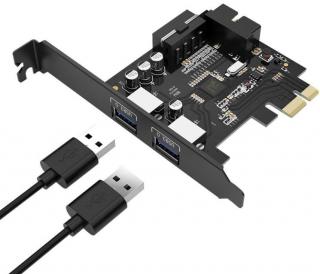 Orico 2 Port USB3.0 PCI-E Card Photo