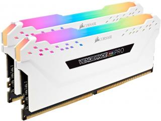 Corsair Vengeance RGB Pro 2 x 8GB 2666MHz DDR4 Desktop Memory Kit (CMW16GX4M2A2666C16W) - White Photo