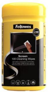 Fellowes 100 Screen Cleaning Wipes Photo