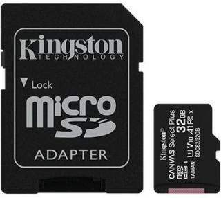 Kingston Canvas Select Plus 32GB UHS-I microSDHC Memory Card with SD Adapter Photo
