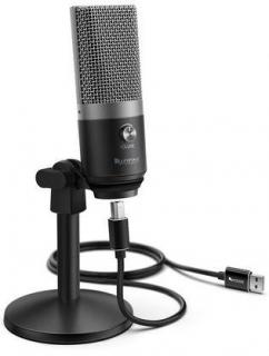 FiFine K670B Cardioid USB Condensor Microphone with Stand - Black Photo