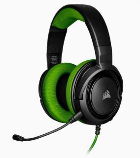 Corsair HS35 Stereo Gaming Headset - Black/Green Photo