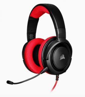 Corsair HS35 Stereo Gaming Headset - Black/Red Photo