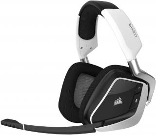 Corsair Void RGB Elite Wireless Premium  7.1 Surround Sound Gaming Headset— White Photo