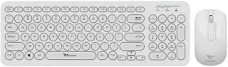 Alcatroz A2000 White Wireless Keyboard Mouse Combo Photo