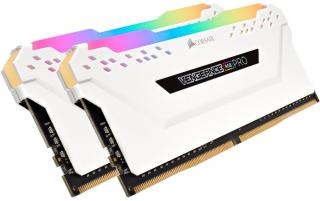 Corsair Vengeance RGB PRO 2 x 8GB 3200MHz DDR4 Desktop Memory Kit- White (CMW16GX4M2C3200C16W) Photo