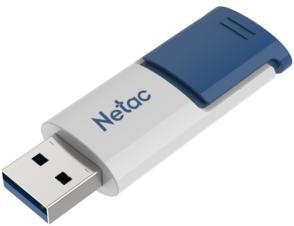 Netac U182 32GB Flash Drive - White & Blue Photo