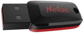 Netac U197 16GB Flash Drive - Black & Red Photo