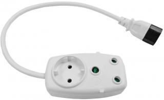 Unbranded Multi Plug 1x16A, 1x5A with 0.5m IEC Cord Photo