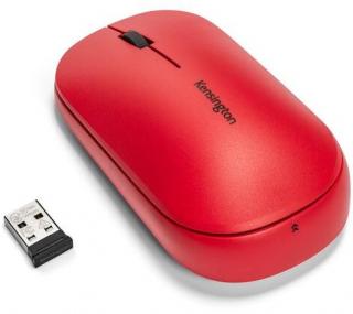 Kensington SureTrack Dual Wireless 2.4GHz And Bluetooth 5.0 Mouse - Red Photo